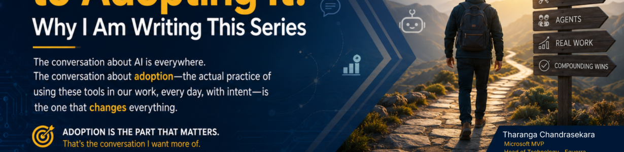From Talking About AI to Adopting It: Why I Am Writing This Series